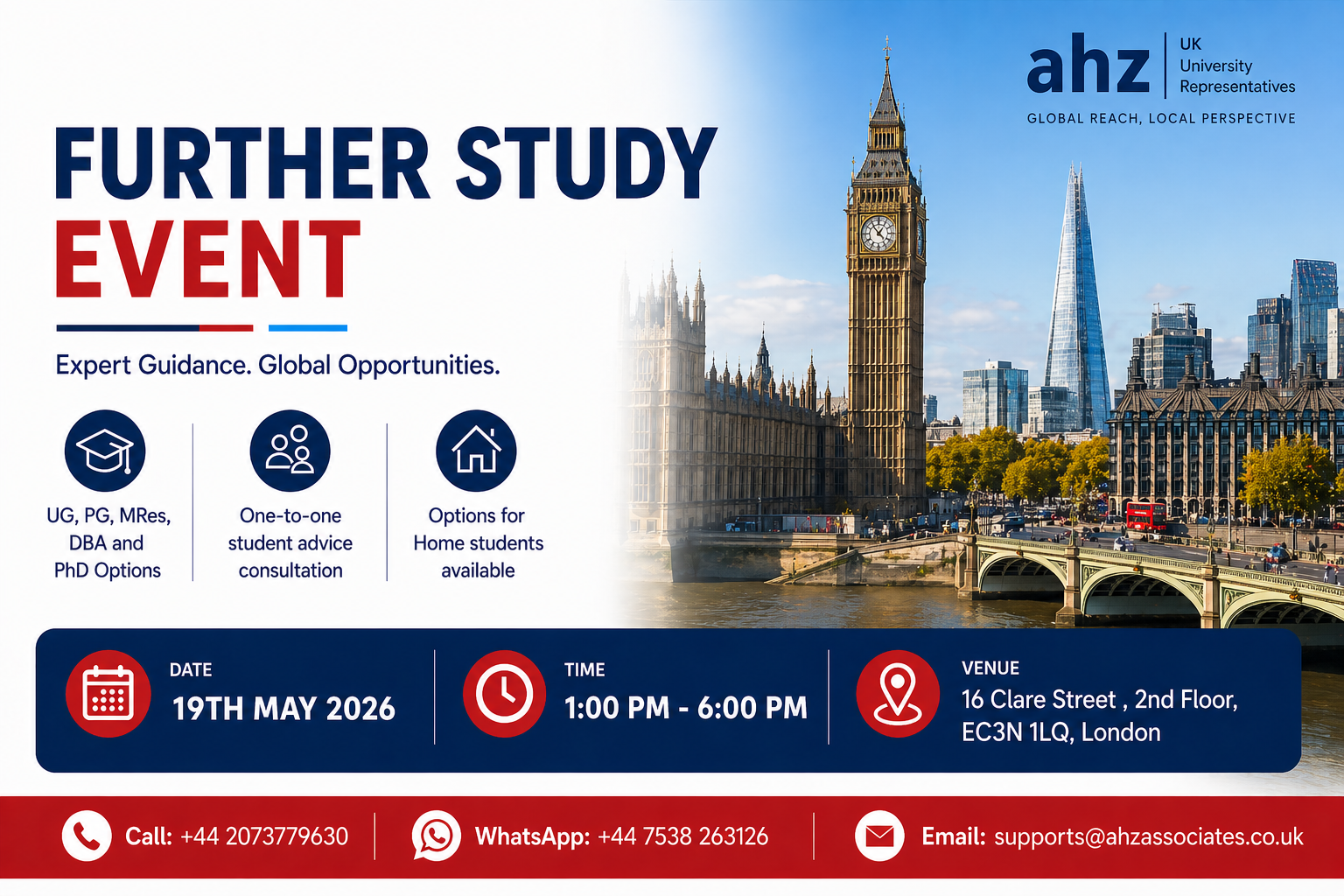 Further Study Event: London